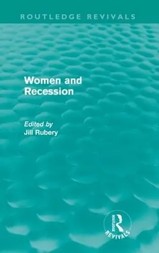 Women and Recession (Routledge Revivals) cover