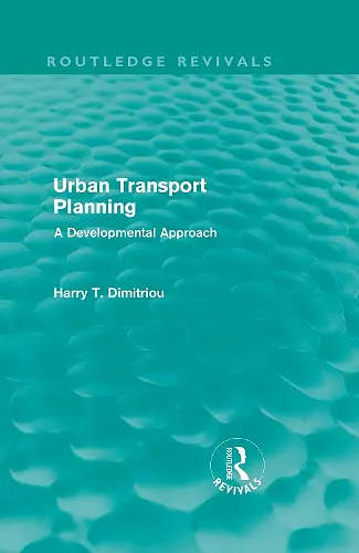 Urban Transport Planning (Routledge Revivals) cover