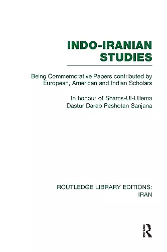 Indo-Iranian Studies cover