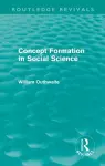 Concept Formation in Social Science (Routledge Revivals) cover