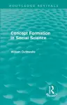 Concept Formation in Social Science (Routledge Revivals) cover