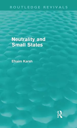 Neutrality and Small States cover