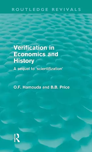 Verification in Economics and History (Routledge Revivals) cover