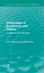 Verification in Economics and History (Routledge Revivals) cover
