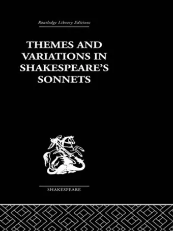 Themes and Variations  in Shakespeare's Sonnets cover