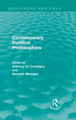 Contemporary Political Philosophers cover