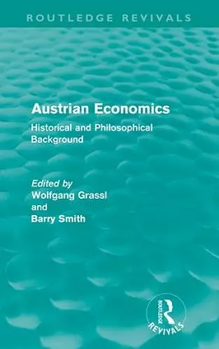 Austrian Economics (Routledge Revivals) cover