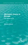 Monetary Chaos in Europe cover