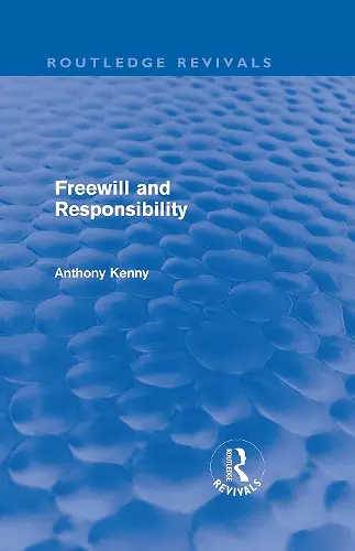 Freewill and Responsibility cover