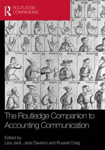 The Routledge Companion to Accounting Communication cover