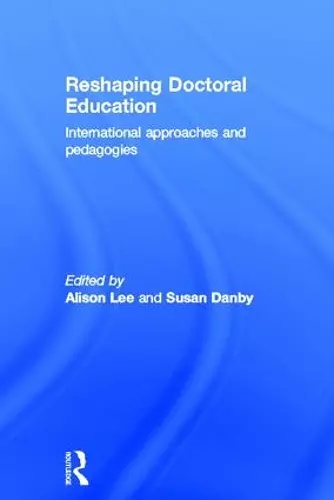 Reshaping Doctoral Education cover