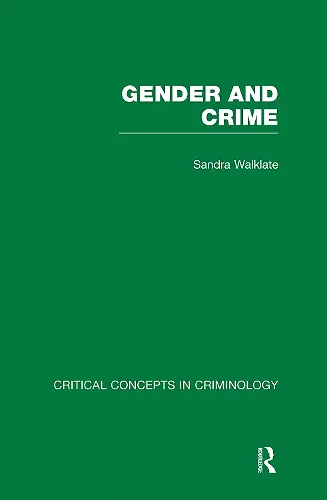 Gender and Crime cover