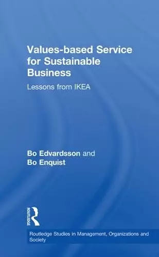 Values-based Service for Sustainable Business cover