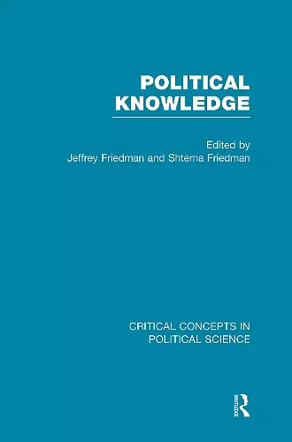 Political Knowledge cover