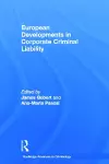 European Developments in Corporate Criminal Liability cover