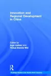 Innovation and Regional Development in China cover