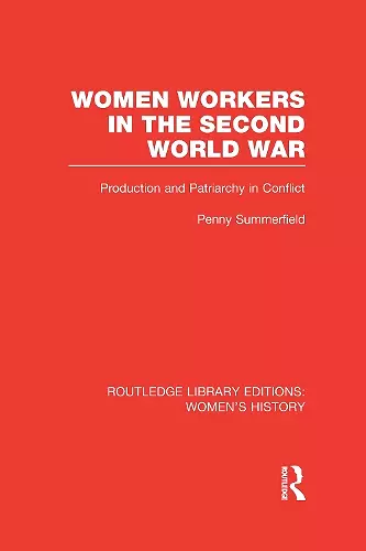 Women Workers in the Second World War cover