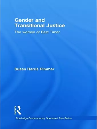 Gender and Transitional Justice cover