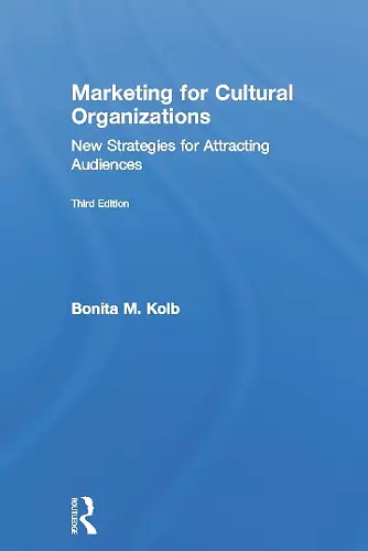 Marketing for Cultural Organizations cover