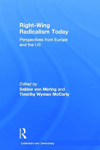 Right-Wing Radicalism Today cover