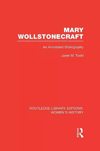 Mary Wollstonecraft cover