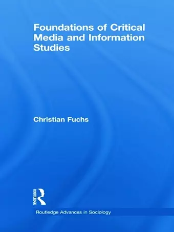 Foundations of Critical Media and Information Studies cover