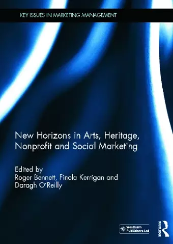 New Horizons in Arts, Heritage, Nonprofit and Social Marketing cover