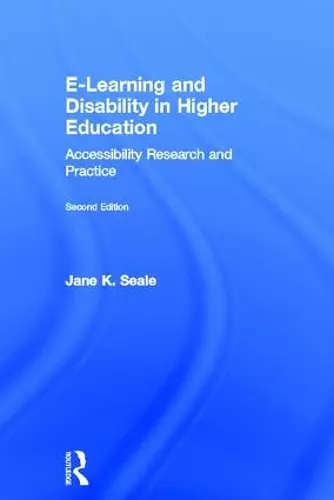 E-learning and Disability in Higher Education cover