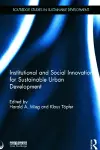 Institutional and Social Innovation for Sustainable Urban Development cover