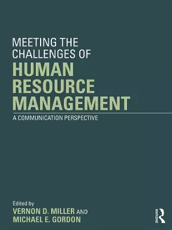 Meeting the Challenge of Human Resource Management cover