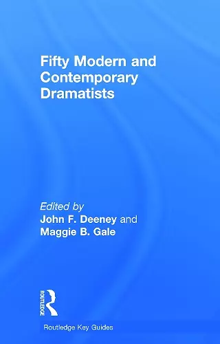 Fifty Modern and Contemporary Dramatists cover