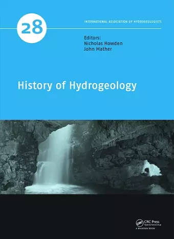 History of Hydrogeology cover