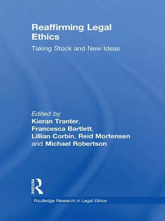 Reaffirming Legal Ethics cover