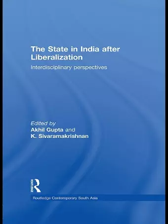 The State in India after Liberalization cover