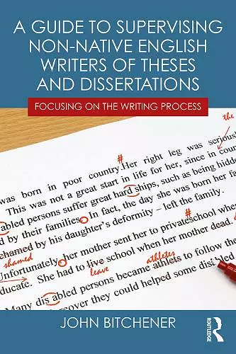 A Guide to Supervising Non-native English Writers of Theses and Dissertations cover