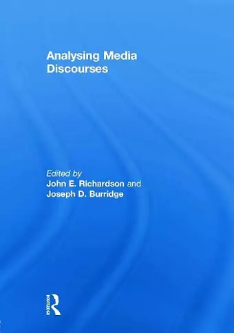 Analysing Media Discourses cover