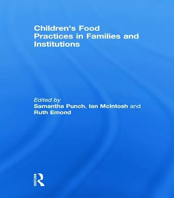 Children’s Food Practices in Families and Institutions cover