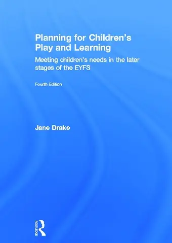 Planning for Children's Play and Learning cover