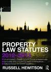Property Law Statutes 2012-2013 cover