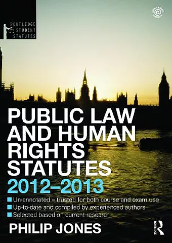 Public Law and Human Rights Statutes cover