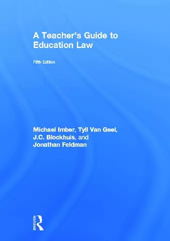 A Teacher's Guide to Education Law cover