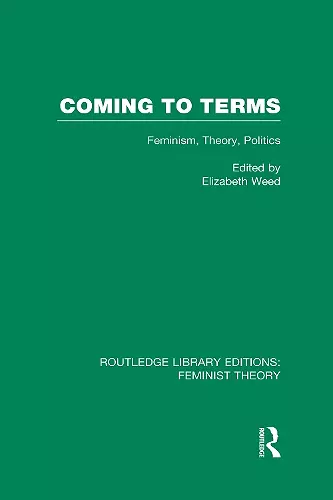 Coming to Terms (RLE Feminist Theory) cover