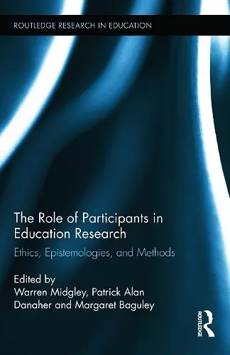 The Role of Participants in Education Research cover