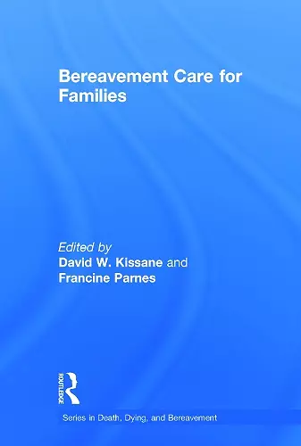 Bereavement Care for Families cover