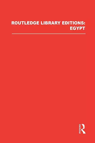 Routledge Library Editions: Egypt cover