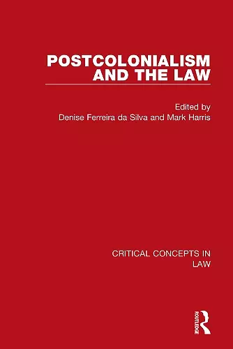 Postcolonialism and the Law cover