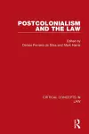 Postcolonialism and the Law cover