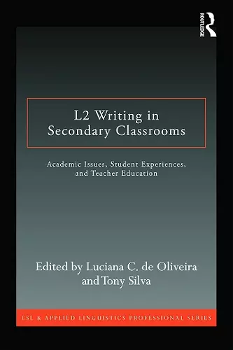 L2 Writing in Secondary Classrooms cover