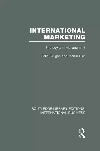 International Marketing (RLE International Business) cover