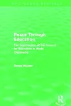 Peace Through Education (Routledge Revivals) cover